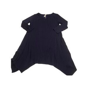 Navy Blue long sleeve T-shirt dress